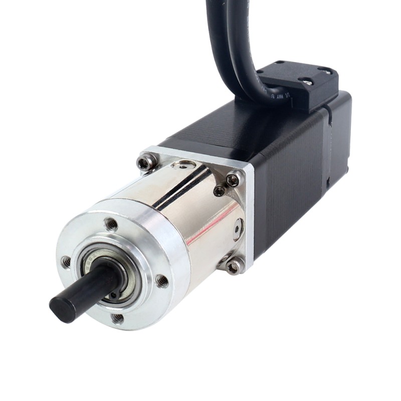 Nema 11 Stepper met gesloten lus, L=51mm Gear Raio 14:1 Encoder 1000PPR (4000CPR) - 11HS20-1004D-E1000-PG14 | StepperOnline