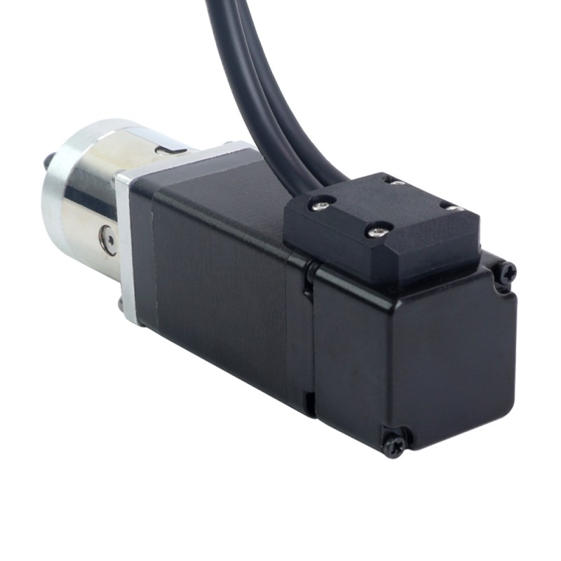 Nema 11 Stepper met gesloten lus, L=51mm Gear Raio 5:1 Encoder 1000PPR (4000CPR) - 11HS20-1004D-E1000-PG5 | StepperOnline