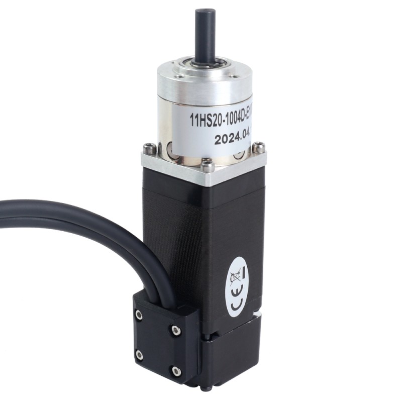 Nema 11 Stepper met gesloten lus, L=51mm Gear Raio 5:1 Encoder 1000PPR (4000CPR) - 11HS20-1004D-E1000-PG5 | StepperOnline
