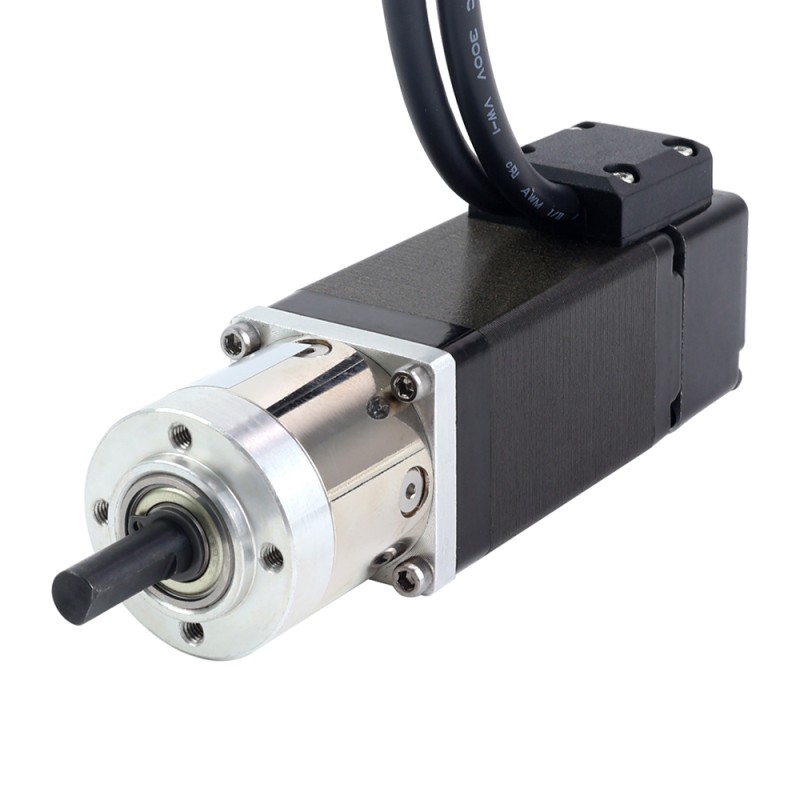 Nema 11 Stepper met gesloten lus, L=51mm Gear Raio 5:1 Encoder 1000PPR (4000CPR) - 11HS20-1004D-E1000-PG5 | StepperOnline