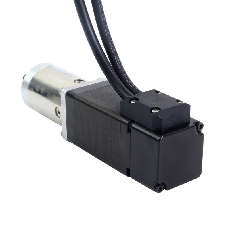 Nema 11 Stepper met gesloten lus, L=51mm Gear Raio 51:1 Encoder 1000PPR (4000CPR) - 11HS20-1004D-E1000-PG51 | StepperOnline