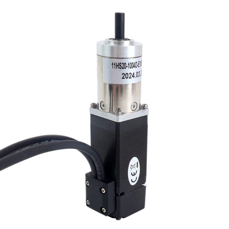 Nema 11 Stepper met gesloten lus, L=51mm Gear Raio 51:1 Encoder 1000PPR (4000CPR) - 11HS20-1004D-E1000-PG51 | StepperOnline