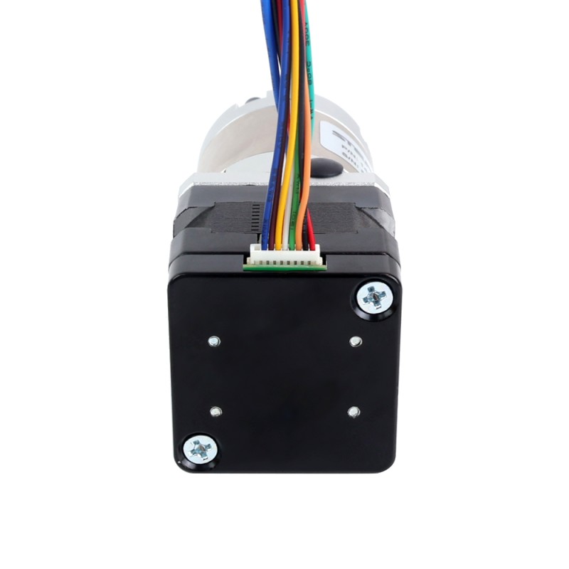 Nema 14 stappenmotor met hoge precisie versnellingsbak overbrengingsverhouding 20:1 en magnetische encoder 1000PPR(4000CPR) - 14HS11-1004D-EGS20-AR4 | StepperOnline