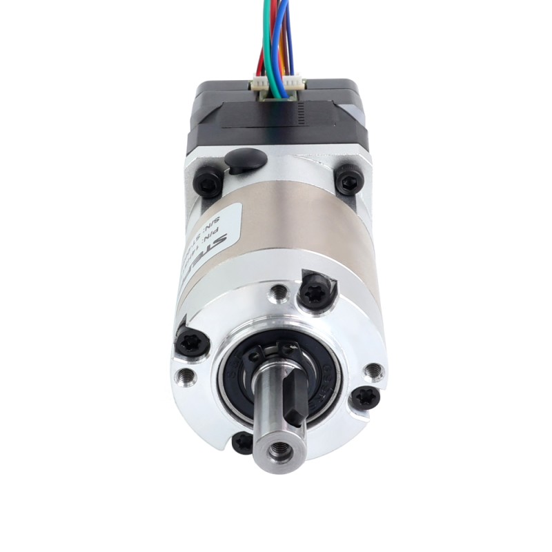 Nema 14 stappenmotor met hoge precisie versnellingsbak overbrengingsverhouding 20:1 en magnetische encoder 1000PPR(4000CPR) - 14HS11-1004D-EGS20-AR4 | StepperOnline