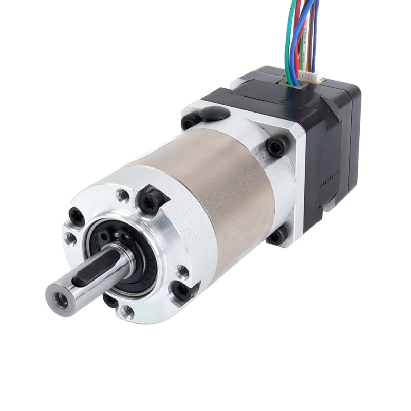 Nema 14 stappenmotor met hoge precisie versnellingsbak overbrengingsverhouding 20:1 en magnetische encoder 1000PPR(4000CPR) - 14HS11-1004D-EGS20-AR4 | StepperOnline