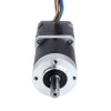 Nema 17 stappenmotor met versnellingsbakoverbrengingsverhouding 50:1 en magnetische encoder 1000PPR (4000CPR) - 17HS15-1684D-HG50-AR4 | StepperOnline