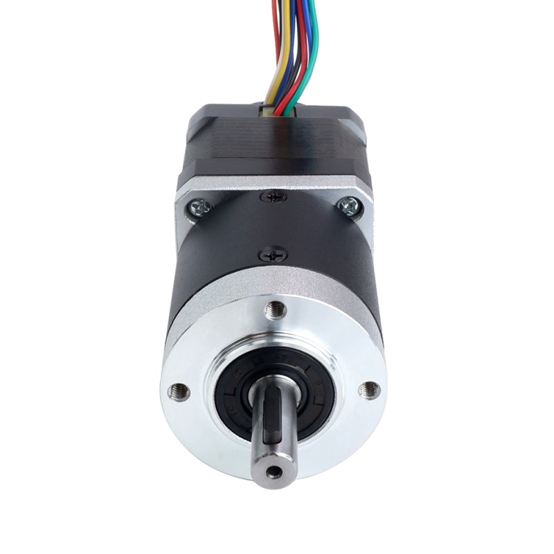 Nema 17 stappenmotor met versnellingsbakoverbrengingsverhouding 50:1 en magnetische encoder 1000PPR (4000CPR) - 17HS15-1684D-HG50-AR4 | StepperOnline