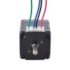Dubbele as Nema 11 Bipolair 1,8deg 7Ncm(9,91oz.in) 0,67A 28x28x31,5mm 4 Draden