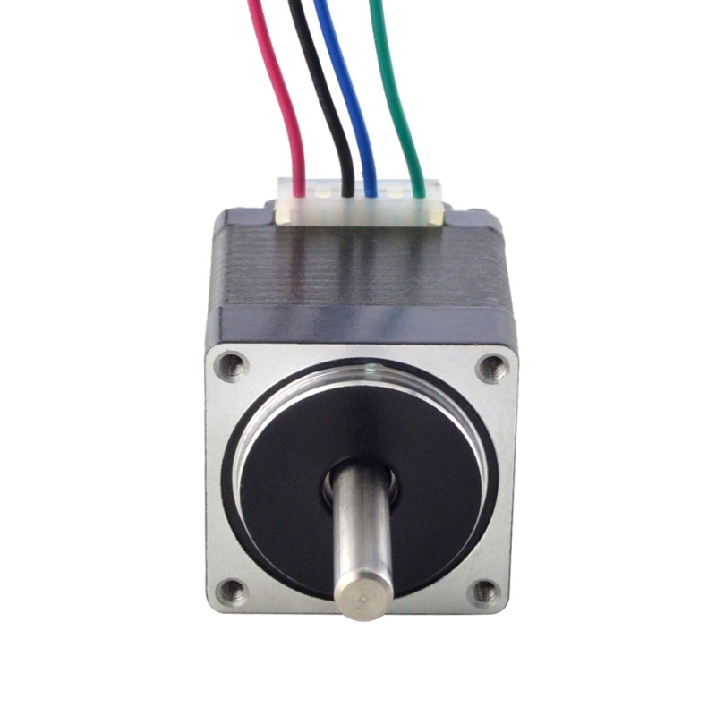 Dubbele as Nema 11 Bipolair 1,8deg 7Ncm(9,91oz.in) 0,67A 28x28x31,5mm 4 Draden