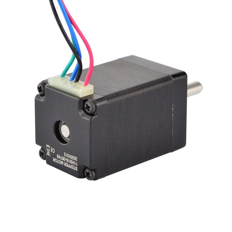 Nema 11 Bipolair 1,8deg 10Ncm(14.16oz.in) 0.67A 28x28x45mm 4 Draden