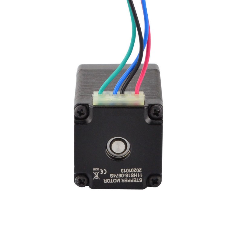 Nema 11 Bipolair 1,8deg 10Ncm(14.16oz.in) 0.67A 28x28x45mm 4 Draden