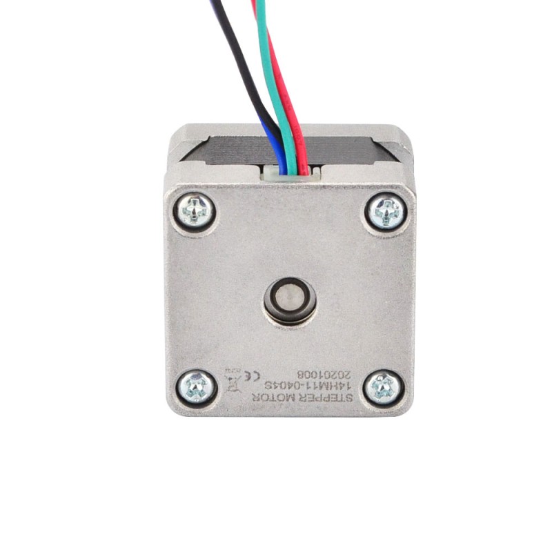 Nema 14 Bipolair 0,9deg 11Ncm(15.58oz.in) 0.4A 35x35x28mm 4 Draden