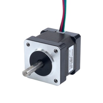 Dubbele as Nema 14 1,8deg 18Ncm(25,5oz.in) 0,8A 35,2x35,2x34mm 4 draden