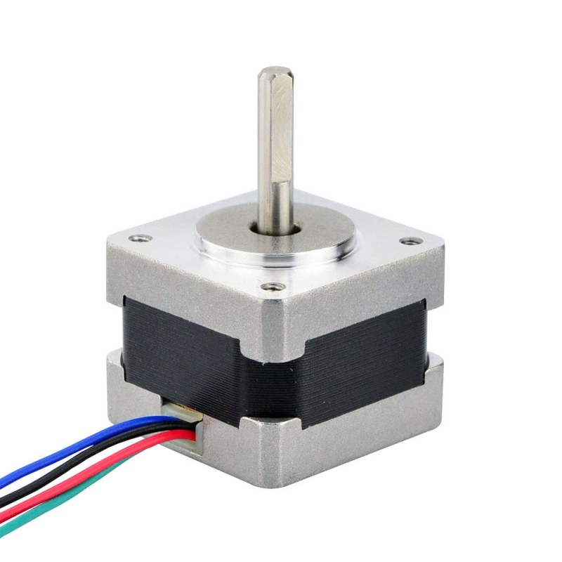 Nema 14 Bipolair 0,9deg 11Ncm(15.58oz.in) 0.4A 35x35x28mm 4 Draden