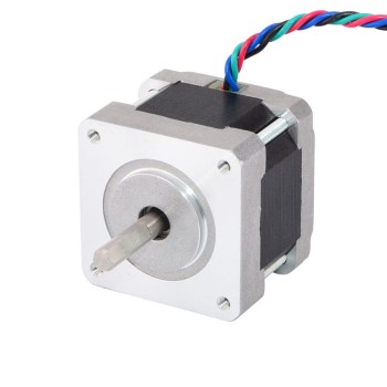 Nema 16 Bipolair 0,9deg 18Ncm(25,5oz.in) 0,4A 39x39x34mm 4 Draden