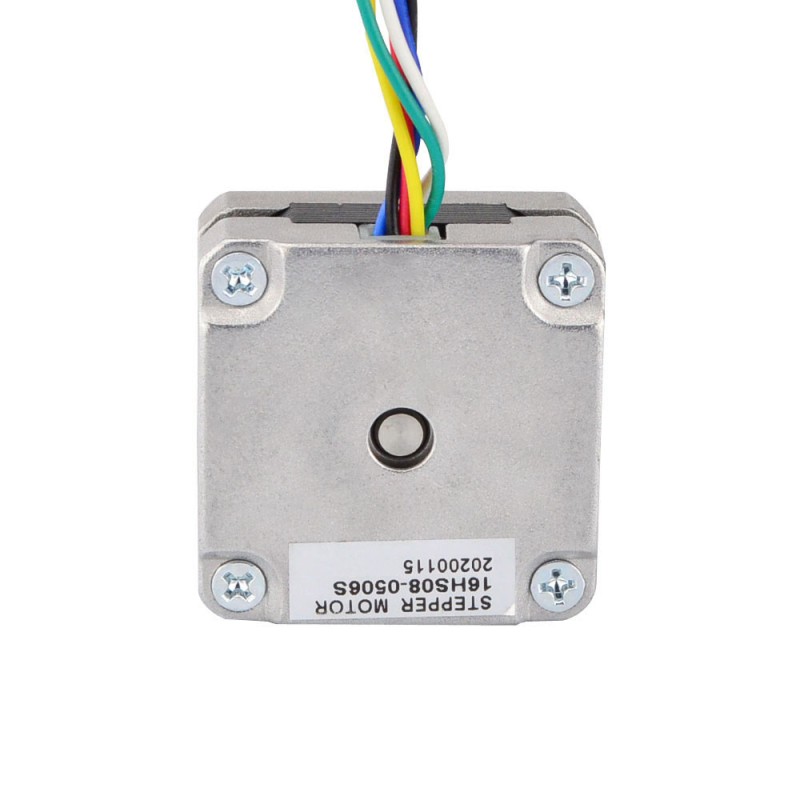 Nema 16 Unipolair 1,8deg 8Ncm(11,33oz.in) 0,5A 39x39x20mm 6 Draden