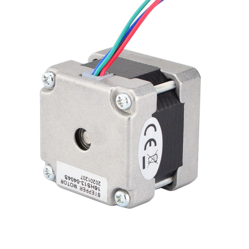 Nema 16 Bipolair 1,8deg 21Ncm(29,74oz.in) 0,4A 39x39x34mm 4 Draden