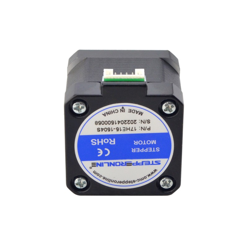 E Serie Nema 17 Bipolair 42Ncm(59.49oz.in) 1.5A 42x42x38mm 4 Draden met 1m Kabel & Aansluiting E Serie Nema 17 Bipolair 42Ncm(59.49oz.in) 1.5A 42x42x38mm 4 Draden met 1m Kabel & Aansluiting