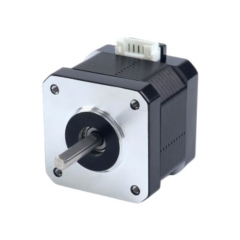 Nema 17 bipolaire stappenmotor 42Ncm(59,48oz.in) 1,7A 42x42x37,5mm 4 draden met 1m kabel en connector