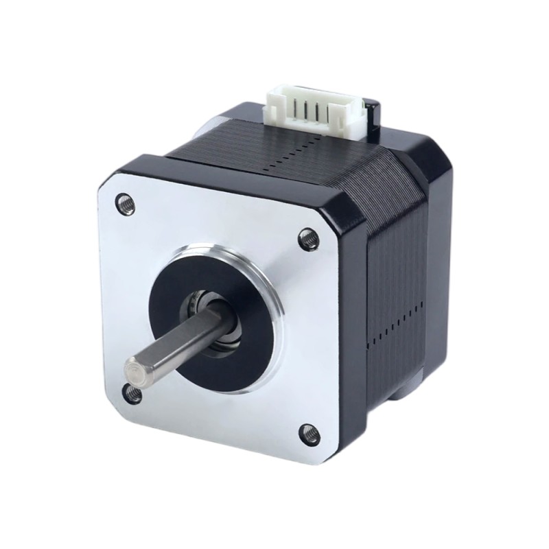 Nema 17 bipolaire stappenmotor 42Ncm(59,48oz.in) 1,7A 42x42x37,5mm 4 draden met 1m kabel en connector - 17HE15-1704S | StepperOnline