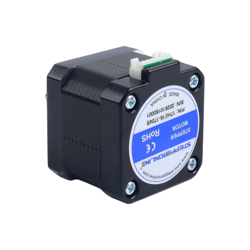Nema 17 bipolaire stappenmotor 42Ncm(59,48oz.in) 1,7A 42x42x37,5mm 4 draden met 1m kabel en connector - 17HE15-1704S | StepperOnline