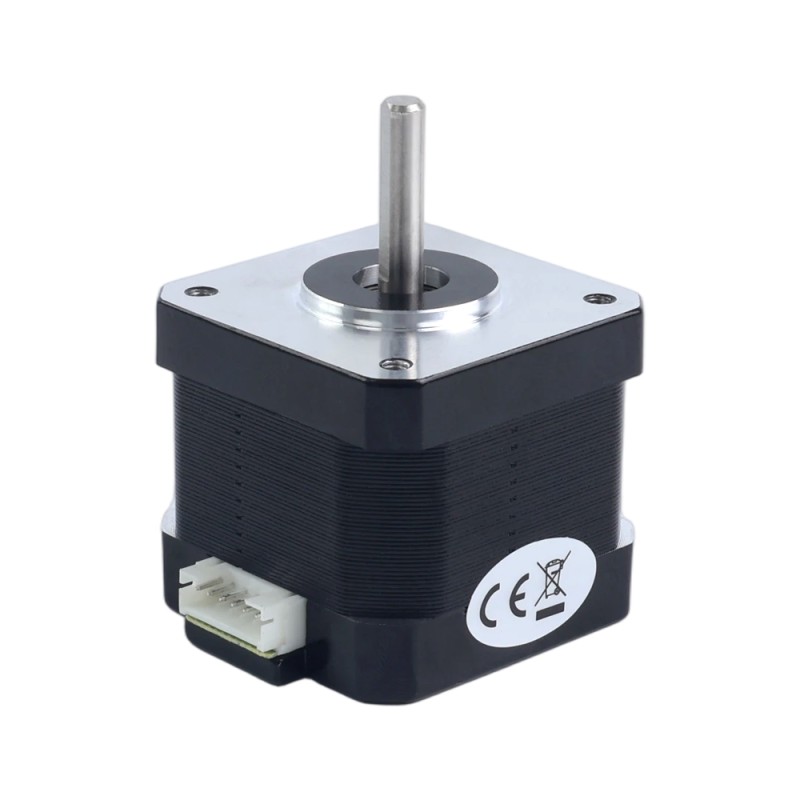Nema 17 bipolaire stappenmotor 42Ncm(59,48oz.in) 1,7A 42x42x37,5mm 4 draden met 1m kabel en connector - 17HE15-1704S | StepperOnline