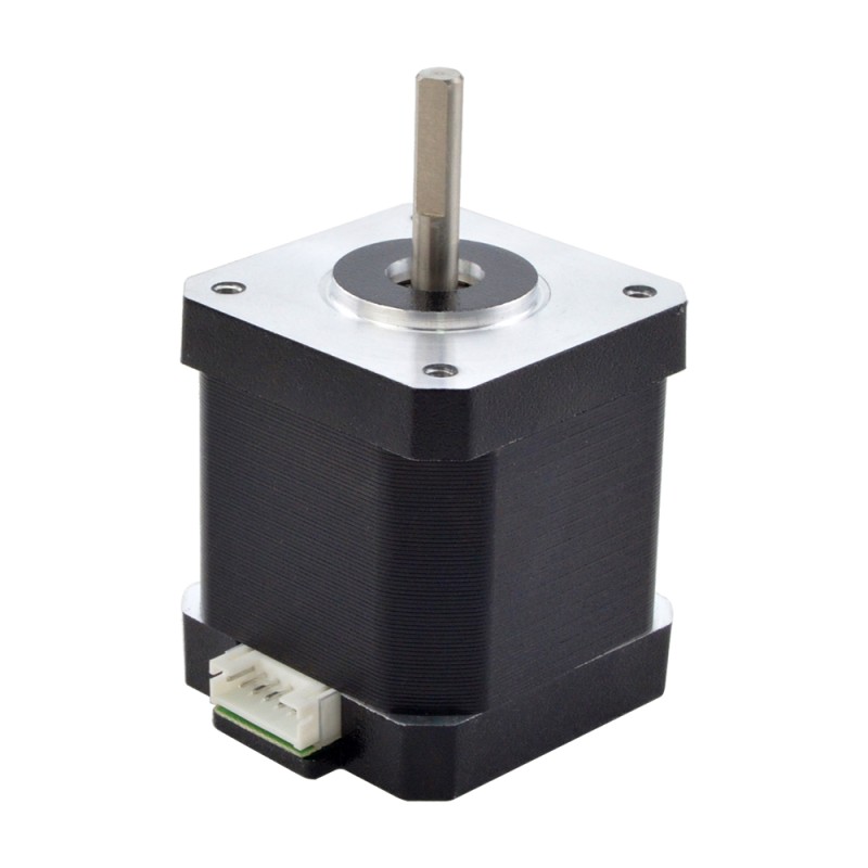 E serie Nema 17 Bipolair 55Ncm(77.88oz.in) 2A 42x48mm 4 Draden met 1m Kabel & Connector E serie Nema 17 Bipolair 55Ncm(77.88oz.in) 2A 42x48mm 4 Draden met 1m Kabel & Connector