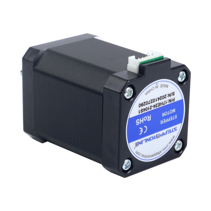 E-serie Nema 17 bipolair 60Ncm (84,97oz.in) 2,1A 42x42x60mm 4 draden met 1m kabel en connector - 17HE24-2104S1 | StepperOnline E-serie Nema 17 bipolair 60Ncm (84,97oz.in) 2,1A 42x42x60mm 4 draden met 1m kabel en connector - 17HE24-2104S1 | StepperOnline