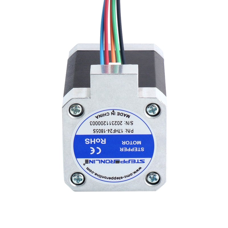 Nema 17 5-fase stappenmotor 0,5 Nm (70,81oz.in) 1,8 A 42x42x60 mm 5 draden