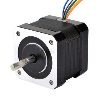 Nema 17 Unipolair 0,9deg 26Ncm(36.82oz.in) 0.4A 42x42x39mm 6 Draden