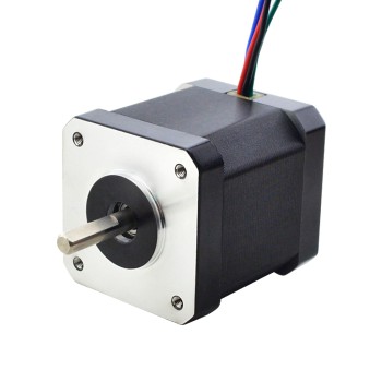 Nema 17 Bipolair 0,9deg 42Ncm(59,48oz.in) 1,68A 42x42x48mm 4 Draden