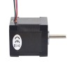 Volledig D-geslepen as Nema 17 Bipolair 0,9deg 46Ncm(65,1oz.in) 2A 42x42x48mm 4 Draden