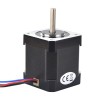 Volledig D-geslepen as Nema 17 Bipolair 0,9deg 46Ncm(65,1oz.in) 2A 42x42x48mm 4 Draden