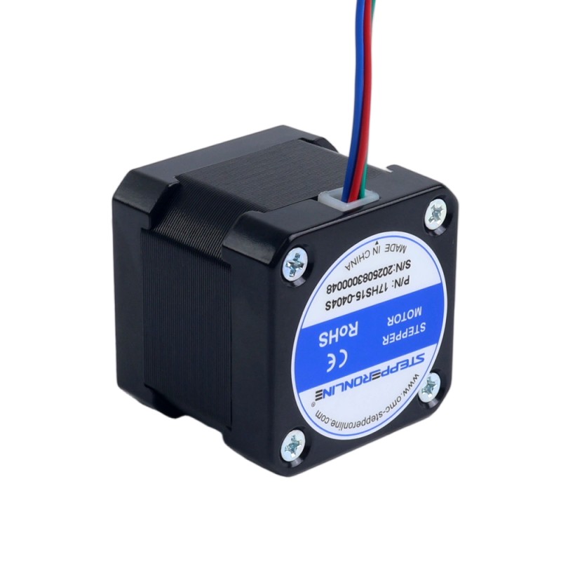 Nema 17 Bipolair 1,8deg 40Ncm(56,64oz.in) 0,4A 42x42x39mm 4 Draden