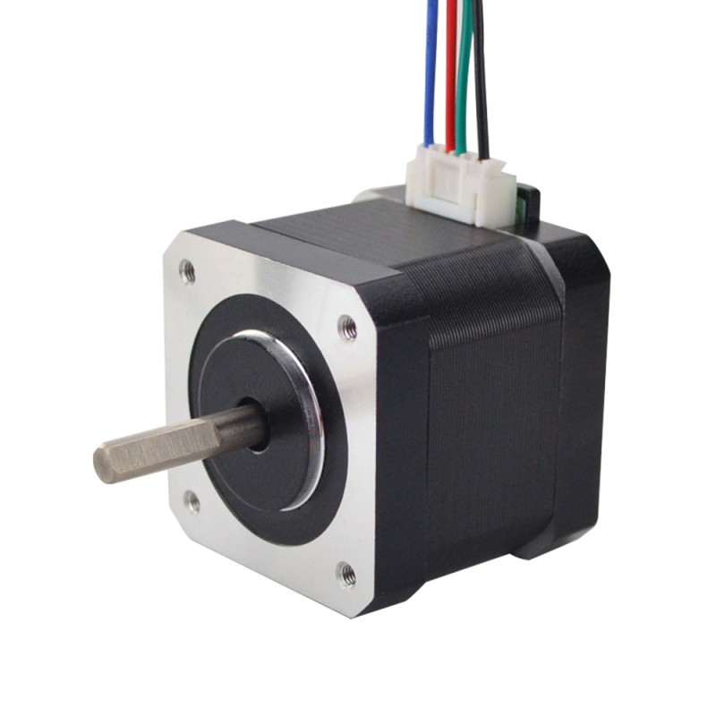 Nema 17 Bipolair 45Ncm(63.74oz.in) 1.5A 42x42x39mm 4 Draden w/ 1m Pin Connector