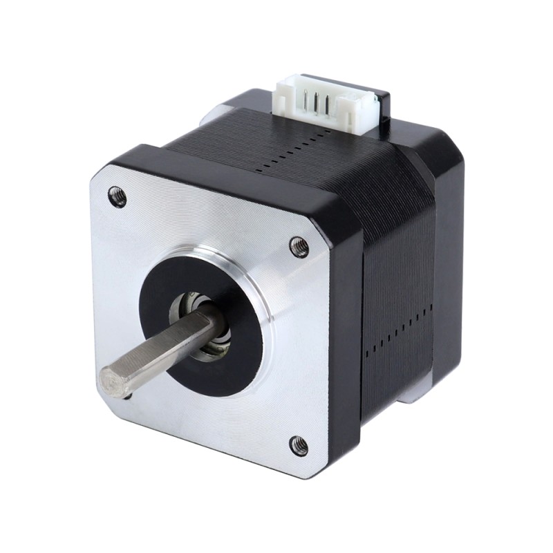 Nema 17 bipolaire stappenmotor 42Ncm(59,48oz.in) 1,7A 42x42x37,5mm 4 draden met 1m kabel en connector - 17HS15-1704S | StepperOnline