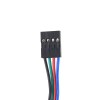 Nema 17 Bipolair 59Ncm(83.55oz.in) 2A 42x48mm 4 Draden met 1m Kabel & Aansluiting