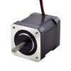 Volledig D-gesneden as Nema 17 Bipolair 59Ncm(83.55oz.in) 2A 42x48mm 4 Draden met 1m Kabel & Connector