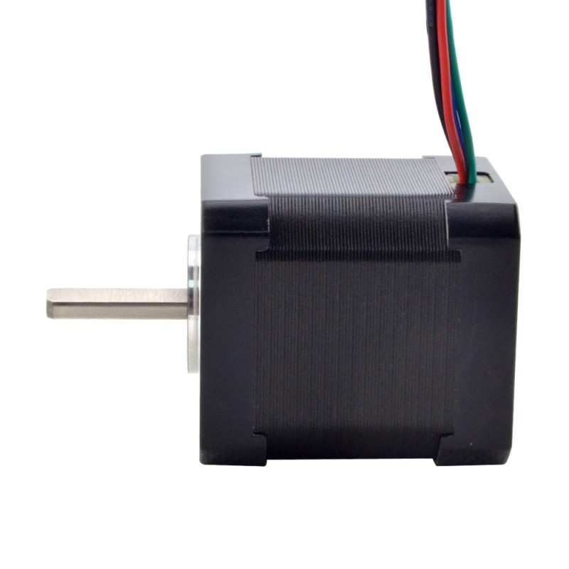 Volledig D-gesneden as Nema 17 Bipolair 59Ncm(83.55oz.in) 2A 42x48mm 4 Draden met 1m Kabel & Connector