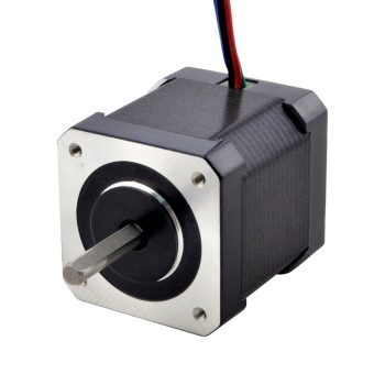 Volledig D-gesneden as Nema 17 Bipolair 59Ncm(83.55oz.in) 2A 42x42x48mm 4 Draden met 1m Kabel & Connector