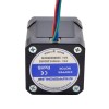 Volledig D-gesneden as Nema 17 Bipolair 59Ncm(83.55oz.in) 2A 42x48mm 4 Draden met 1m Kabel & Connector