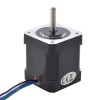 Volledig D-gesneden as Nema 17 Bipolair 59Ncm(83.55oz.in) 2A 42x48mm 4 Draden met 1m Kabel & Connector