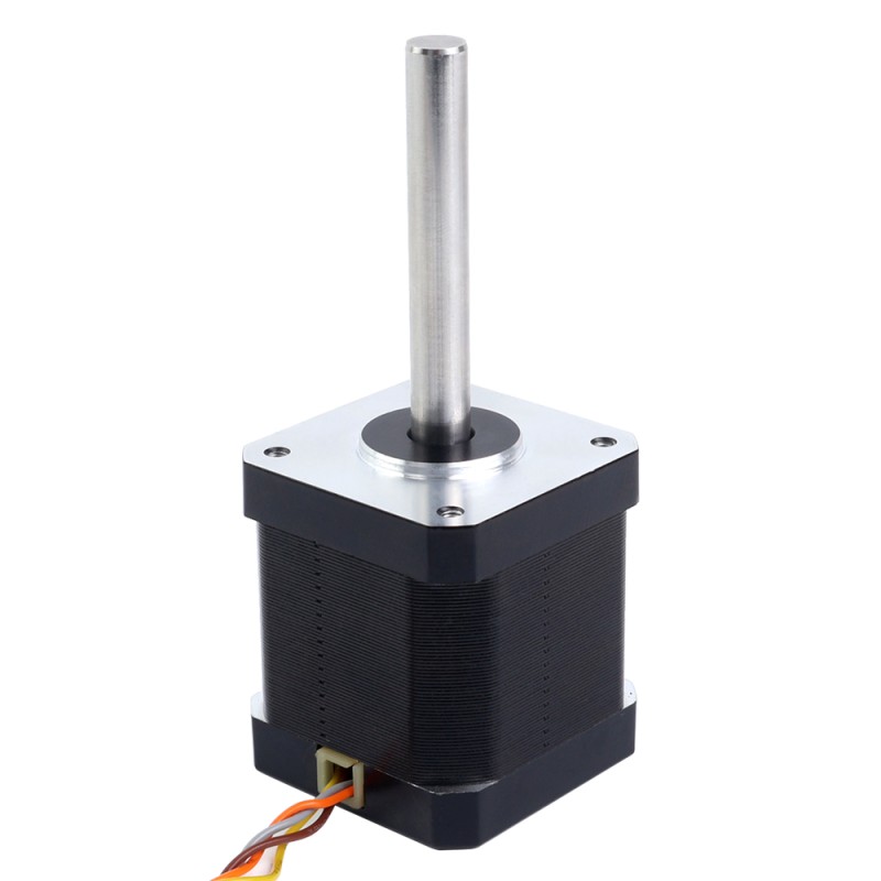 Nema 17 stappenmotor voor hoge temperaturen 55Ncm (77,93oz.in) 55mm Φ8mm ronde as isolatieklasse H 180C - 17HS19-2504S-H-V2 | StepperOnline