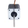 Nema 17 Hoge Temperatuur Stappenmotor 55Ncm(77,93oz.in) 80mm D-vormige As Φ5mm Isolatieklasse H 180C - 17HS19-2504S-H-V5 | StepperOnline