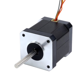 Nema 17 hoge temperatuur stappenmotor 55Ncm(77,93oz.in), 38mm D-type as Φ5mm, isolatieklasse H 180°C