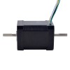 Dubbele as Nema 17 Bipolair 1,8deg 65Ncm(92oz.in) 1.2A 42x42x60mm 6 Draden