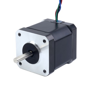 P-serie IP65 waterdichte Nema 17 stappenmotor 0.59Nm(83.57oz.in) 2.0A 42x42x49mm