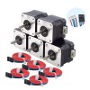 5st E-serie Nema 17 bipolair 42Ncm(59.49oz.in) 1.5A 42x42x38mm 4 draden met 1m kabel & connector