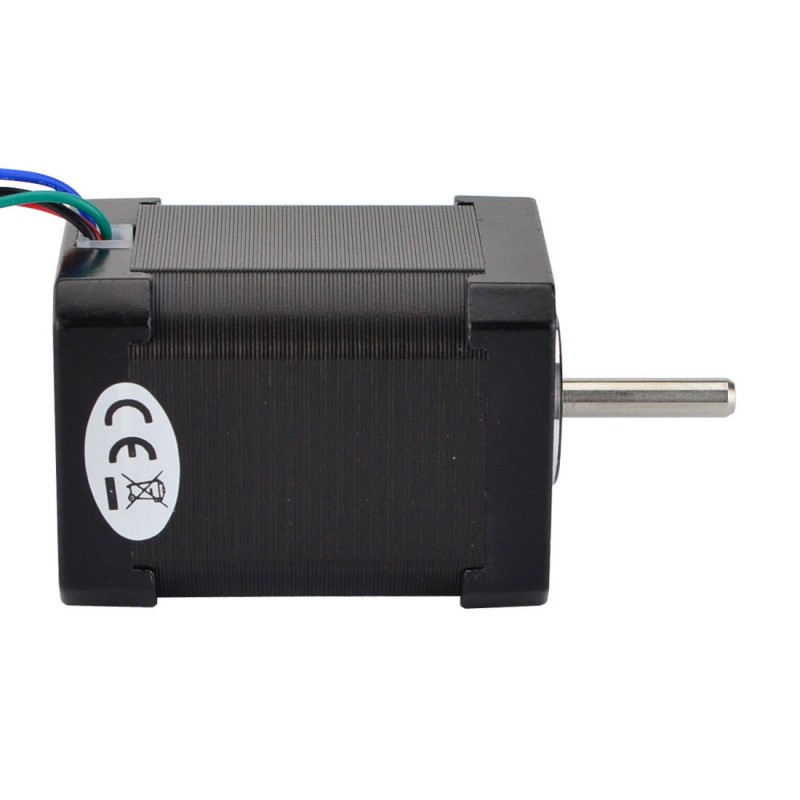 Nema 17 Bipolair 1,8deg 65Ncm(92,05oz.in) 0,60A 42x42x60mm 4 Draden - 17HS24-0644S | StepperOnline