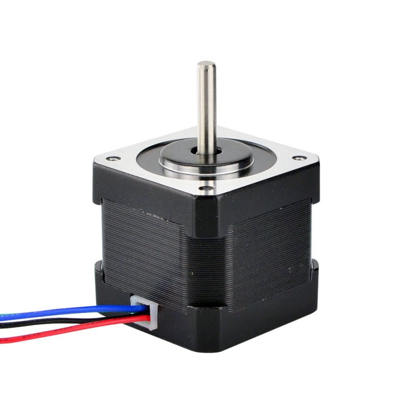 Nema 17 Bipolair 45Ncm(63.74oz.in) 2A 42x42x40mm 4 Draden met 1m Kabel & Aansluiting